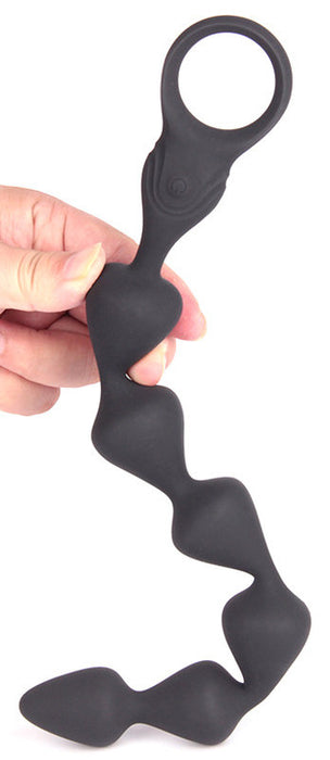 Boules anales vibrantes Icosix 28 x 3.4cm