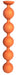 Boules Bulby Butt S 25 x 4cm Orange