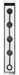 Boules Chapballs Large 46 x 4.7 cm Noires