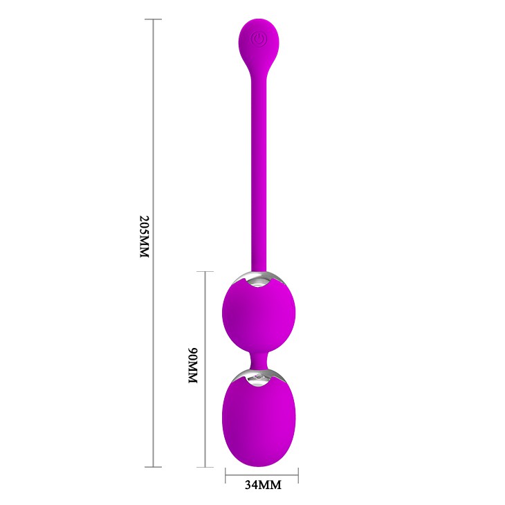 Boules de Geisha Vibrantes Werner Violettes - 3.4 cm