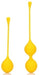 Boules de Kegel en silicone Balls Training Jaunes