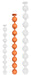 Boules Nocty M 55 x 4.5 cm Orange