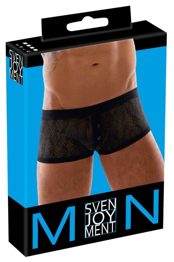 Boxer avec boutons Tunio Noir