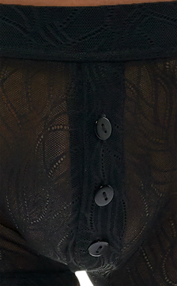 Boxer avec boutons Tunio Noir
