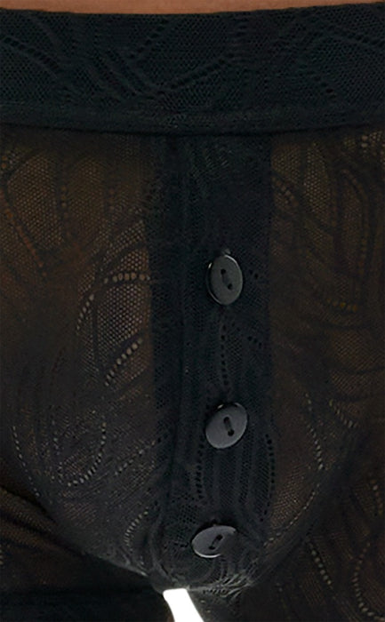 Boxer avec boutons Tunio Noir