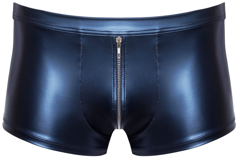 Boxer avec zip Andio Bleu métallisé