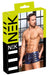 Boxer avec zip Eclino Bleu métallisé