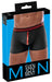 Boxer avec zip Tillio Noir-Rouge