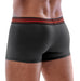 Boxer avec zip Tillio Noir-Rouge