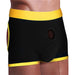 Boxer Bottomless pour Gode Horny Strapon Noir
