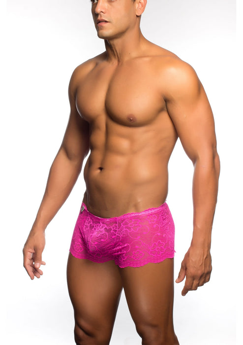 Boxer Dentelle LUCIO Rose