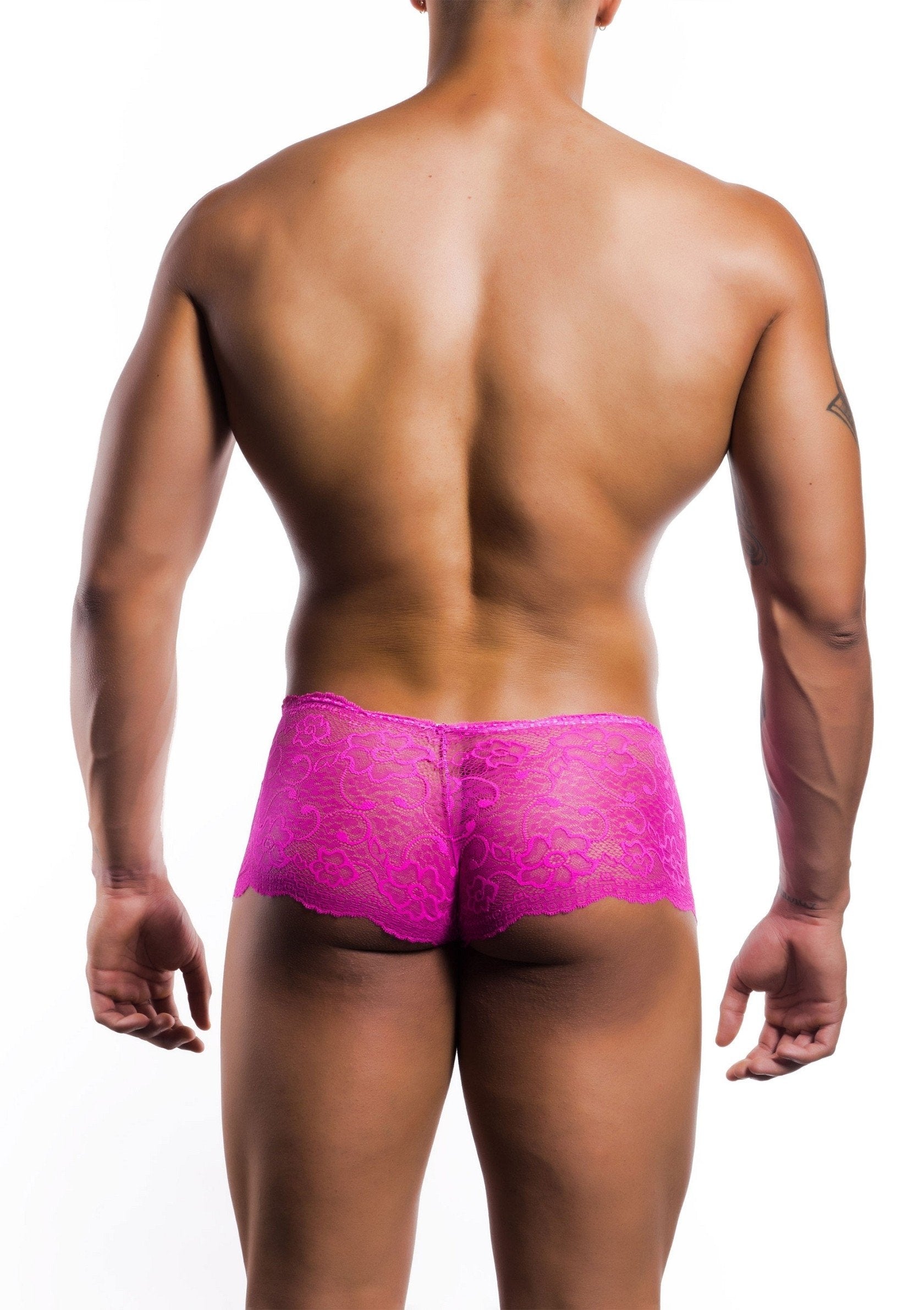 Boxer Dentelle LUCIO Rose