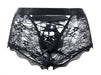 Boxer ouvert en dentelle Lacien Noire