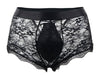 Boxer ouvert en dentelle Lacien Noire