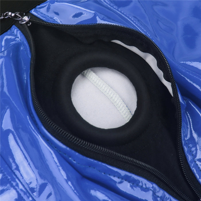 Boxer Chic Strap-On Bleu