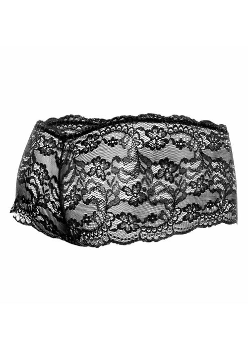 Boxer sexy Dentelle LACE MoB Noir