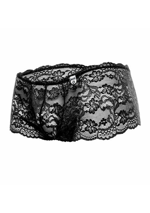 Boxer sexy Dentelle LACE MoB Noir