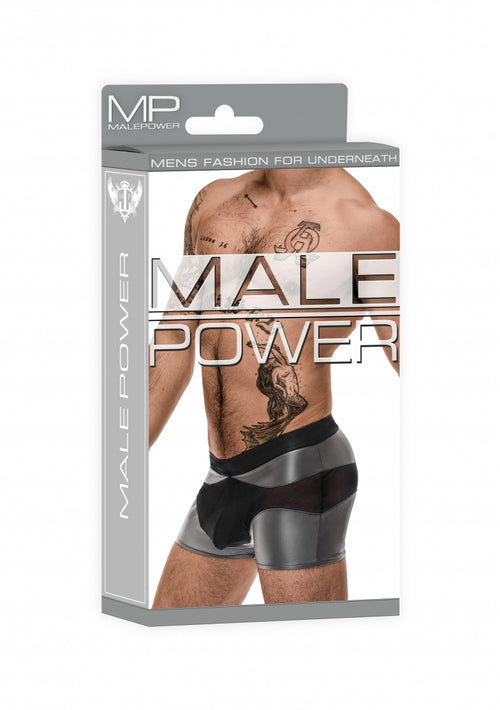 Boxer sexy IRON CLAD Noir-Argenté