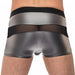 Boxer sexy IRON CLAD Noir-Argenté