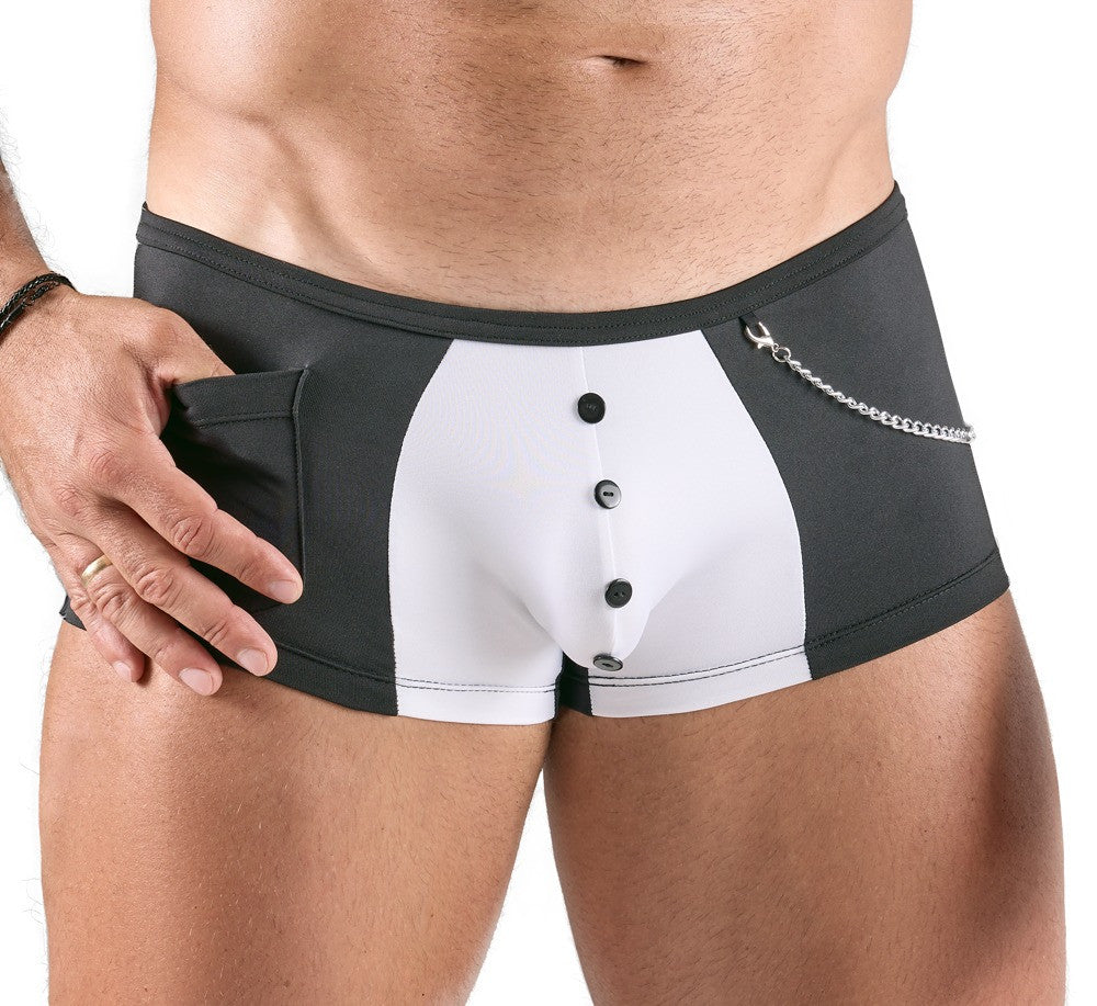 Boxer sexy Nestor Noir-Blanc
