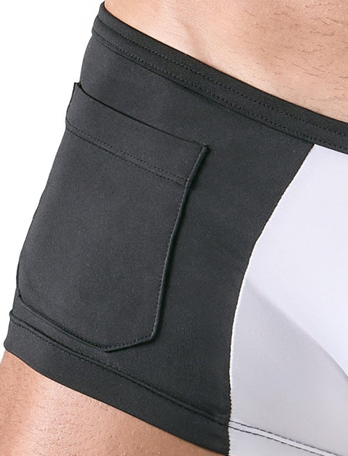 Boxer sexy Nestor Noir-Blanc