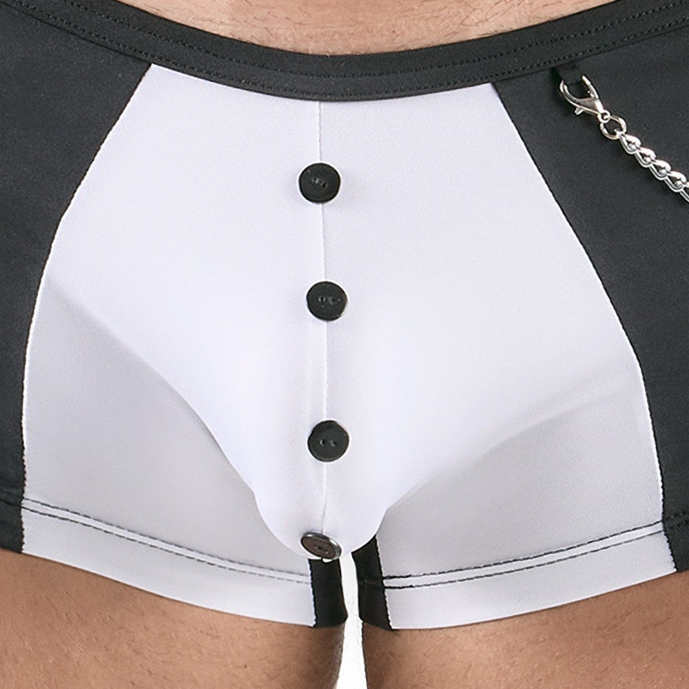 Boxer sexy Nestor Noir-Blanc