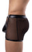 Boxer sexy Open Side Noir