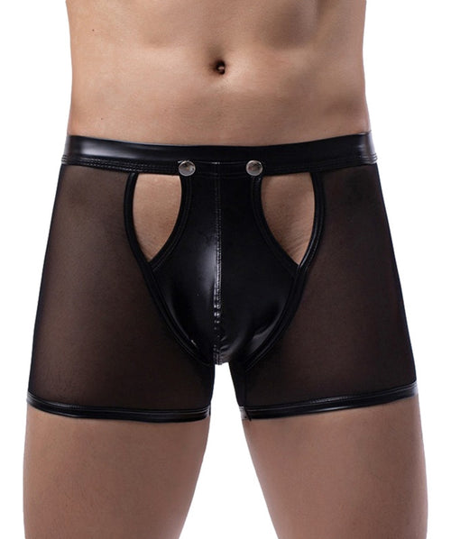 Boxer sexy Open Side Noir