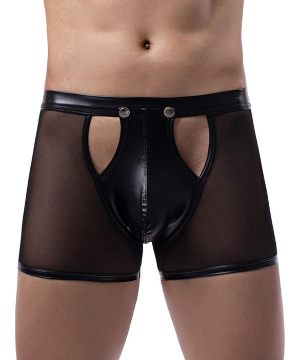 Boxer sexy Open Side Noir