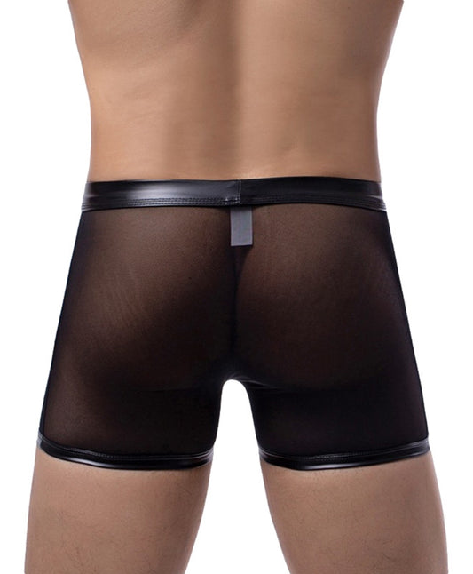 Boxer sexy Open Side Noir