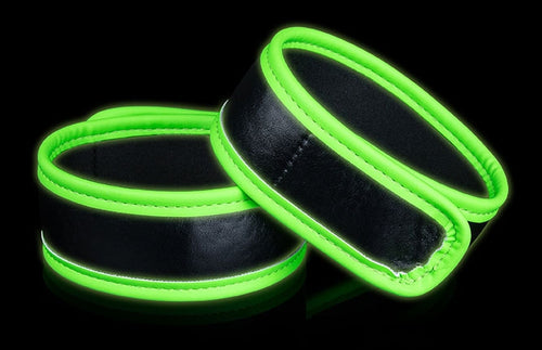 Brassards phosphorescents Glow Biceps Noirs