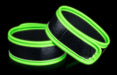 Brassards phosphorescents Glow Biceps Noirs