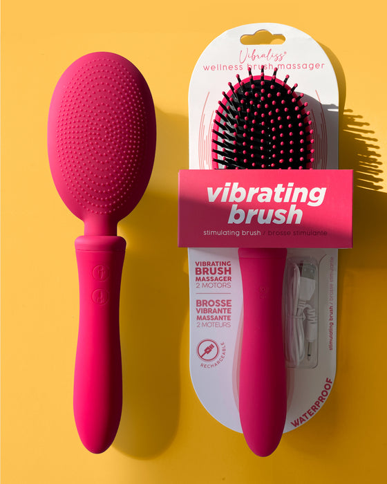Brosse à Cheveux Vibrante Vibraliss 11.5 x 3.3cm Rose
