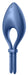 Cockring vibrant connecté Bullseye Satisfyer Bleu
