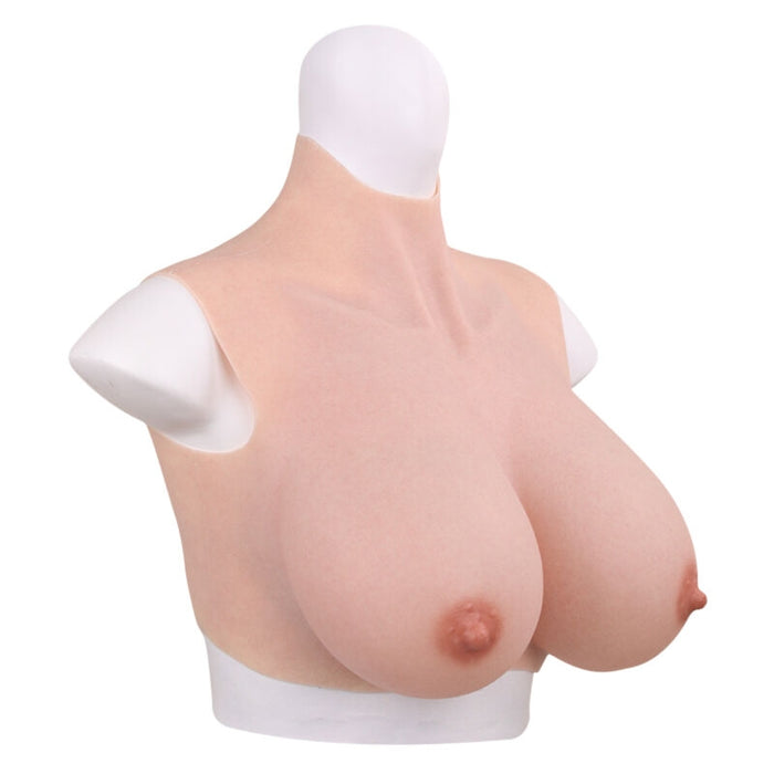 Buste seins réalistes Coton Col haut Bonnet C