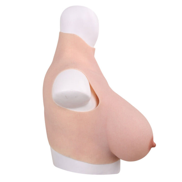 Buste seins réalistes Coton Col haut Bonnet C