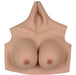 Buste Seins Silicone Col haut Bonnet D