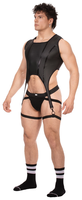 Bustier Porte-Jarretelles Milos Noir