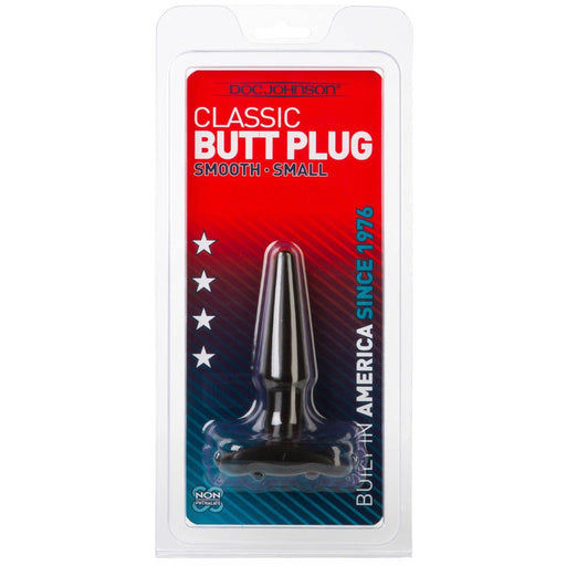 Butt Plug Smooth 9 x 2.5 cm Noir
