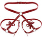 Harnais Cuisses Fesses BUTTERFLY Rouge
