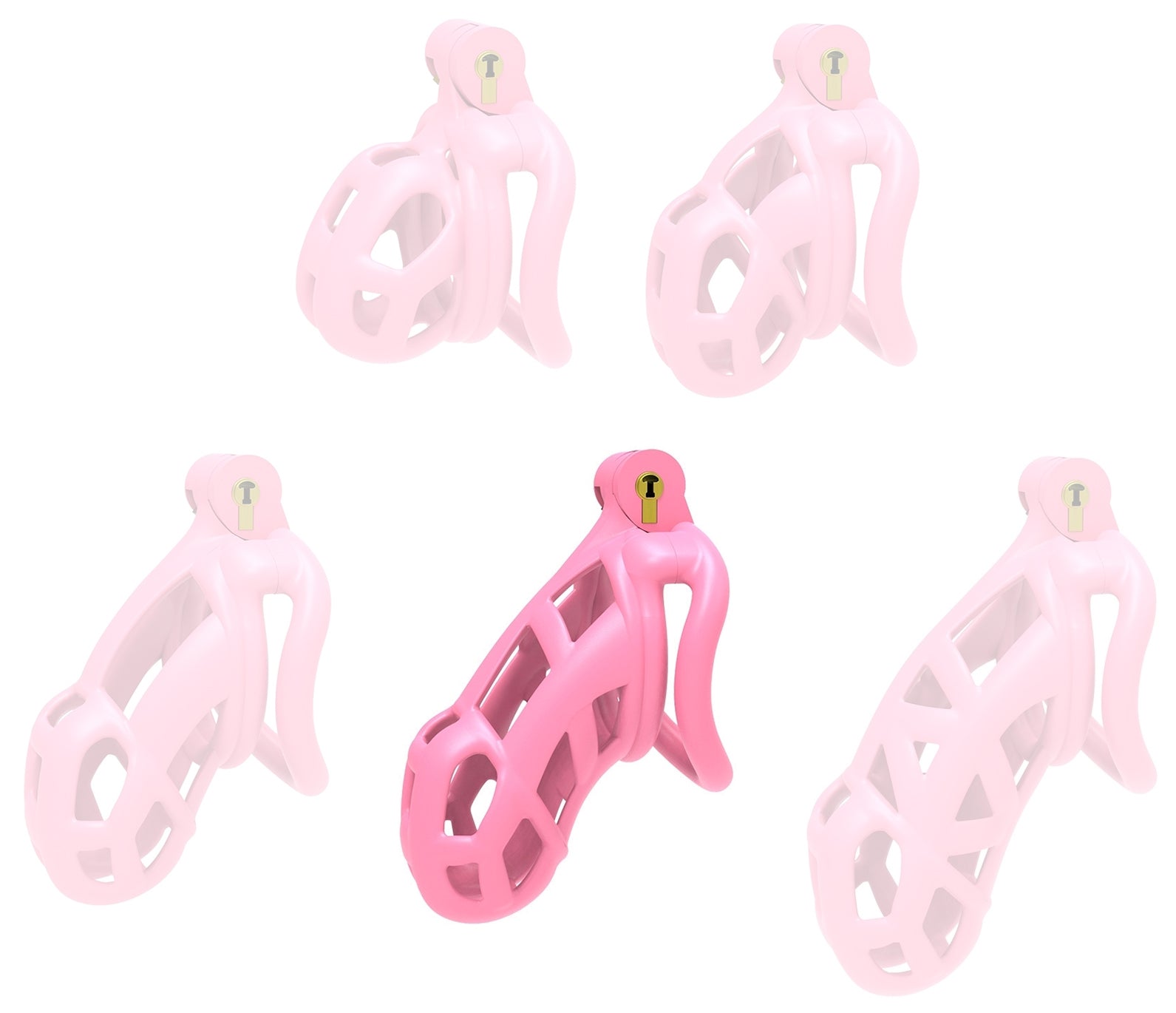Cage Aspic XL Rose 10.5 x 3.7cm