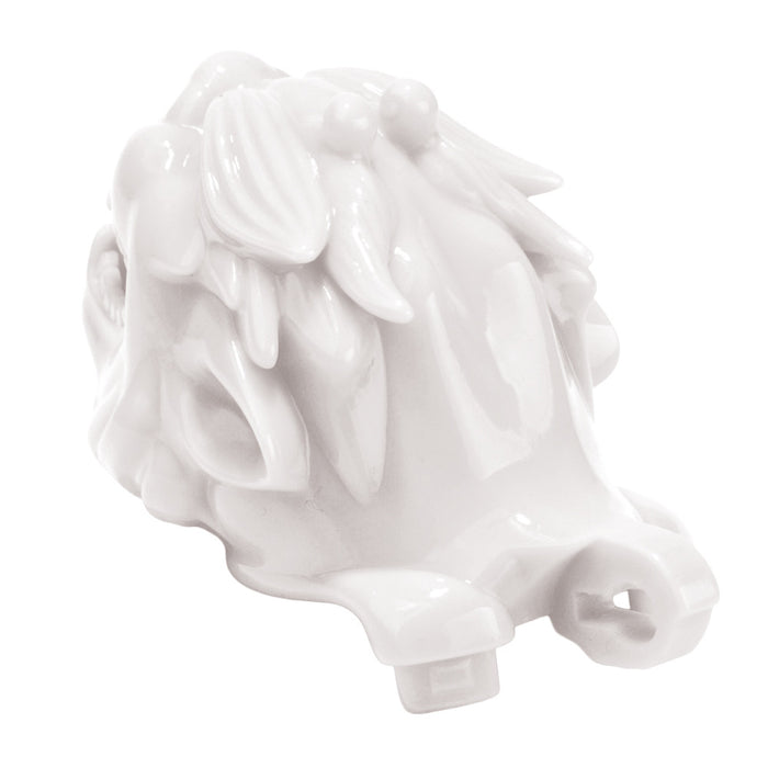 Cage avec grelot Dragon 8.5 x 3.7 cm Blanche