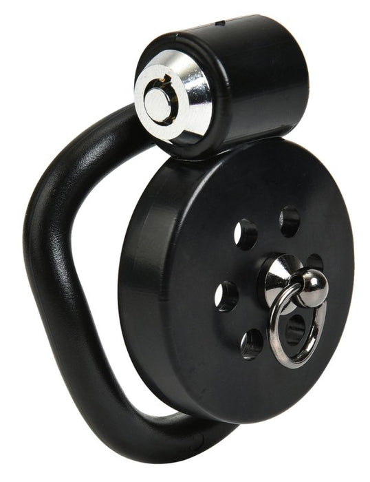 Cage avec laisse Leashidy 2.5 x 3.8 cm Noire