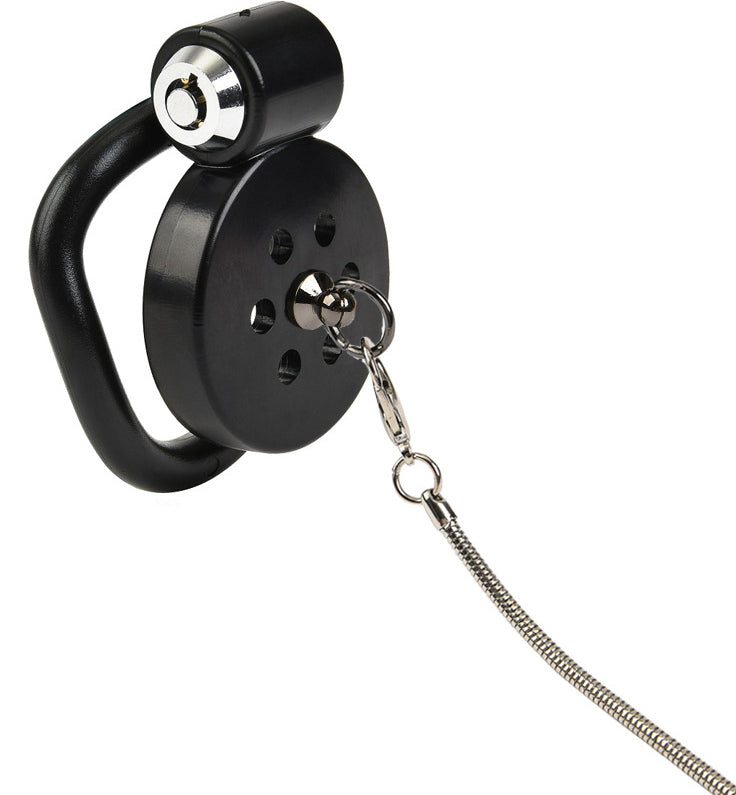 Cage avec laisse Leashidy 2.5 x 3.8 cm Noire