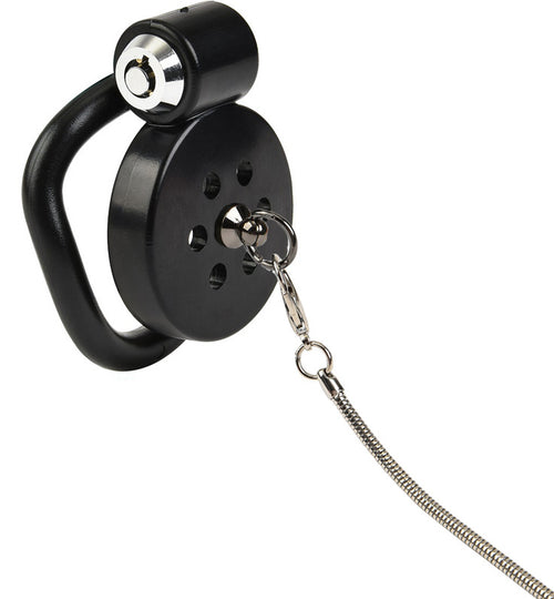 Cage avec laisse Leashidy 2.5 x 3.8 cm Noire