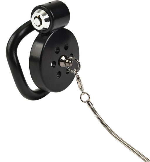 Cage avec laisse Leashidy 2.5 x 3.8 cm Noire