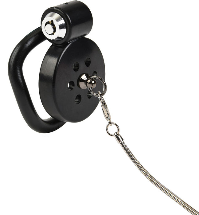 Cage avec laisse Leashidy 2.5 x 3.8 cm Noire