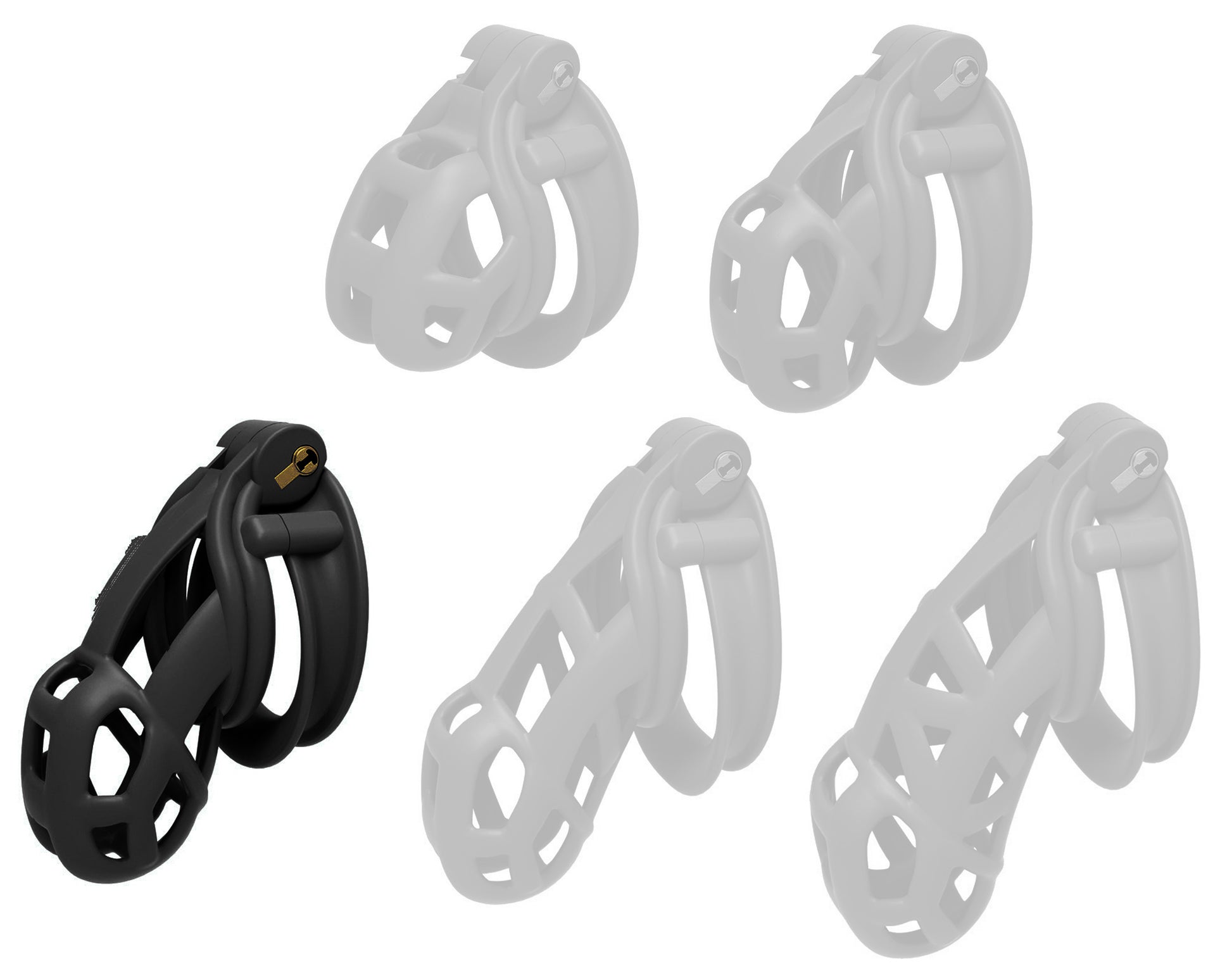 Cage Contrik Noire L 9.5 x 3.6cm