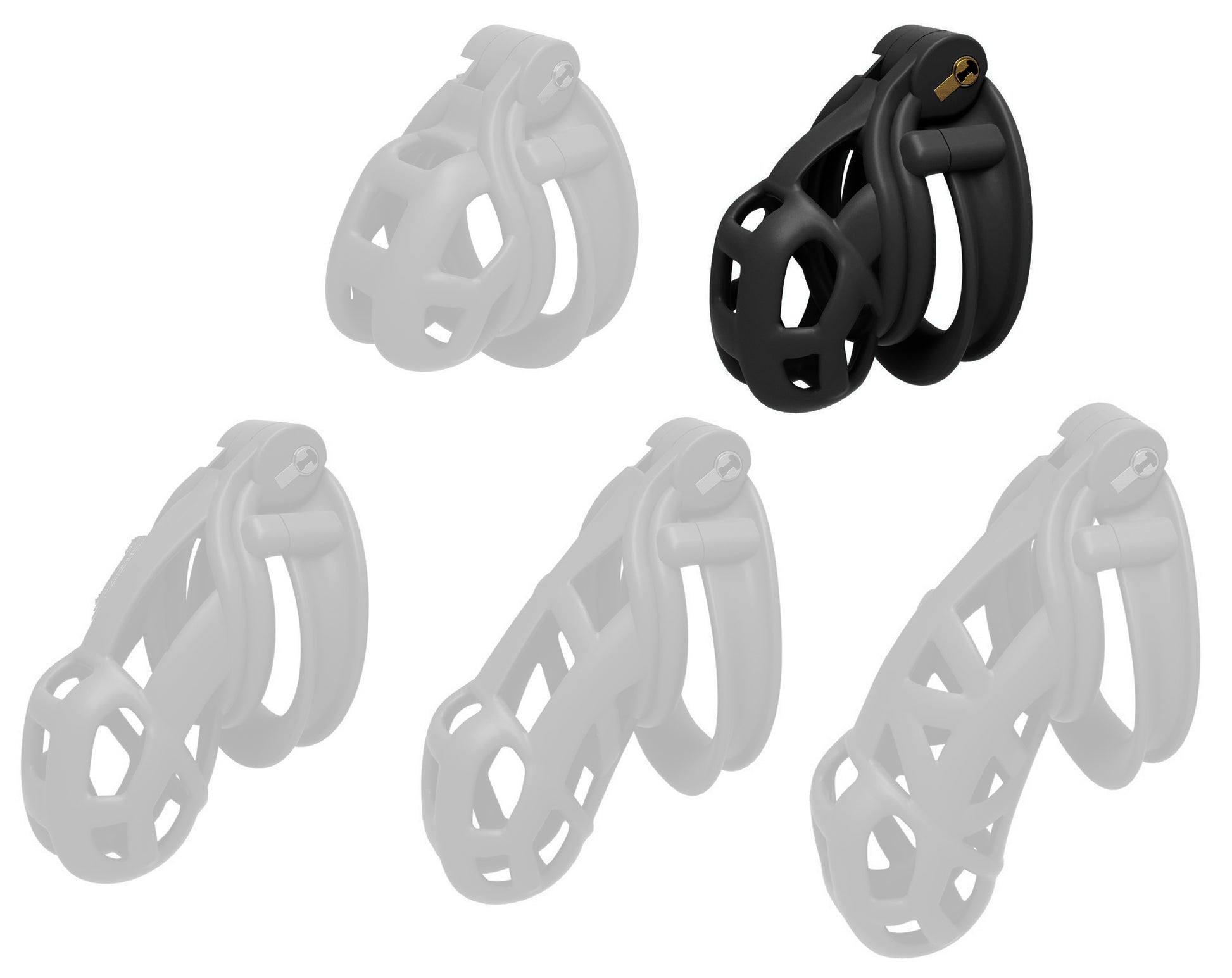 Cage Contrik Noire M 7.5 x 3.6cm