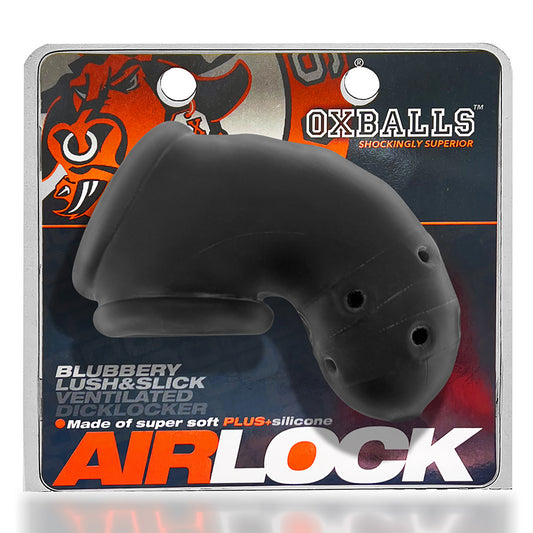 Cage de chasteté Airlock 10 x 2.5 cm Noire